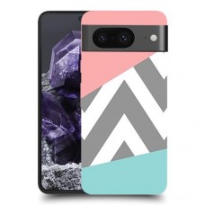 גיאומטריה של גריש כיסוי מגן סליקון מעוצב ל Google Pixel 8 סקרין מובייל