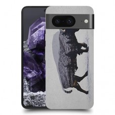 אפור ביזון כיסוי מגן סליקון מעוצב ל Google Pixel 8 סקרין מובייל