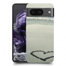 לב על החוף כיסוי מגן סליקון מעוצב ל Google Pixel 8 סקרין מובייל