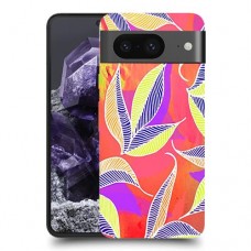 עלים מרופדים כיסוי מגן סליקון מעוצב ל Google Pixel 8 סקרין מובייל