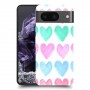 לבבות פסטל כיסוי מגן סליקון מעוצב ל Google Pixel 8 סקרין מובייל