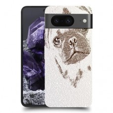 דיוקן פאג כיסוי מגן סליקון מעוצב ל Google Pixel 8 סקרין מובייל