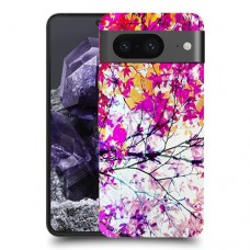 סתיו סגול כיסוי מגן סליקון מעוצב ל Google Pixel 8 סקרין מובייל