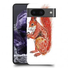 Squirell עשיר כיסוי מגן סליקון מעוצב ל Google Pixel 8 סקרין מובייל