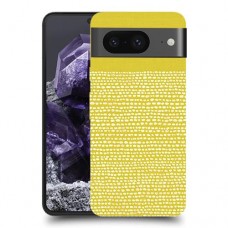 נקודות לבנות בצהוב כיסוי מגן סליקון מעוצב ל Google Pixel 8 סקרין מובייל