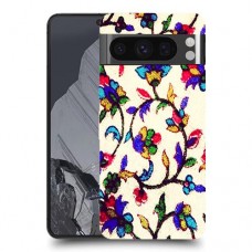פרחי בד כיסוי מגן סליקון מעוצב ל Google Pixel 8 Pro סקרין מובייל