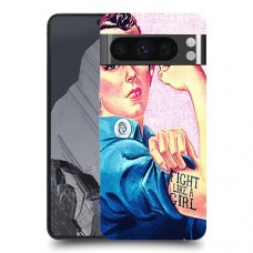 להילחם כמו ילדה כיסוי מגן סליקון מעוצב ל Google Pixel 8 Pro סקרין מובייל