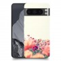 שדה פרחים כיסוי מגן סליקון מעוצב ל Google Pixel 8 Pro סקרין מובייל