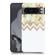 פרח-לבן כיסוי מגן סליקון מעוצב ל Google Pixel 8 Pro סקרין מובייל