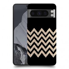 גיאומטריה בשחור כיסוי מגן סליקון מעוצב ל Google Pixel 8 Pro סקרין מובייל