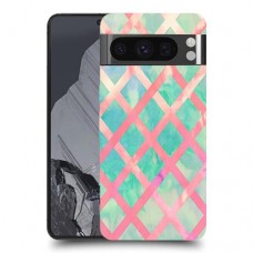 גיאומטריה ירקרקת כיסוי מגן סליקון מעוצב ל Google Pixel 8 Pro סקרין מובייל