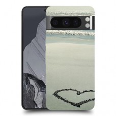 לב על החוף כיסוי מגן סליקון מעוצב ל Google Pixel 8 Pro סקרין מובייל