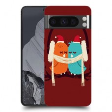 זוג יונים כיסוי מגן סליקון מעוצב ל Google Pixel 8 Pro סקרין מובייל