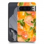 אפרסקים כתומים כיסוי מגן סליקון מעוצב ל Google Pixel 8 Pro סקרין מובייל