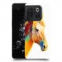 סוס אקוורל כיסוי מגן סליקון מעוצב ל Oneplus 10T סקרין מובייל