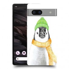 פינגווין בקור כיסוי מגן סליקון מעוצב ל Google Pixel 7a סקרין מובייל