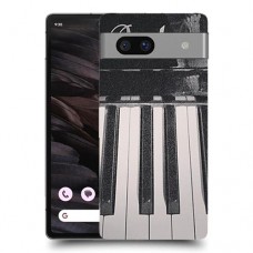 נשמת פסנתר כיסוי מגן סליקון מעוצב ל Google Pixel 7a סקרין מובייל