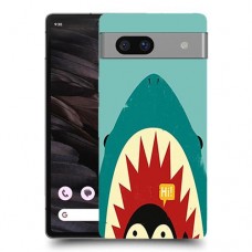 פינג'ין בכריש כיסוי מגן סליקון מעוצב ל Google Pixel 7a סקרין מובייל