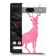 דיר ורוד כיסוי מגן סליקון מעוצב ל Google Pixel 7a סקרין מובייל