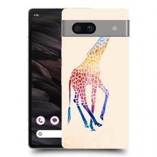 ג'ירפה קשת כיסוי מגן סליקון מעוצב ל Google Pixel 7a סקרין מובייל