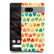 לבבות קשת כיסוי מגן סליקון מעוצב ל Google Pixel 7a סקרין מובייל