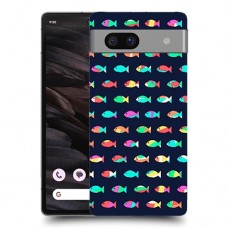 קשת בדגים כיסוי מגן סליקון מעוצב ל Google Pixel 7a סקרין מובייל