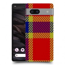 משובץ סקוטש כיסוי מגן סליקון מעוצב ל Google Pixel 7a סקרין מובייל