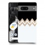 לבן שחור כיסוי מגן סליקון מעוצב ל Google Pixel 7 סקרין מובייל