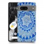 מנדלה כחולה כיסוי מגן סליקון מעוצב ל Google Pixel 7 סקרין מובייל