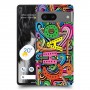 כאוס צבעוני כיסוי מגן סליקון מעוצב ל Google Pixel 7 סקרין מובייל