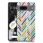 צבע זיג-זגס כיסוי מגן סליקון מעוצב ל Google Pixel 7 סקרין מובייל
