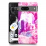 אלפנט בפינק כיסוי מגן סליקון מעוצב ל Google Pixel 7 סקרין מובייל