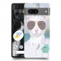חתול זוהר כיסוי מגן סליקון מעוצב ל Google Pixel 7 סקרין מובייל