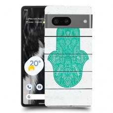 יד ירוקה כיסוי מגן סליקון מעוצב ל Google Pixel 7 סקרין מובייל