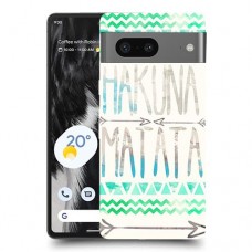 Hakuna Matata בירוק כיסוי מגן סליקון מעוצב ל Google Pixel 7 סקרין מובייל