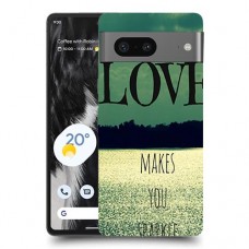 אהבה גורמת לך לנצנץ כיסוי מגן סליקון מעוצב ל Google Pixel 7 סקרין מובייל