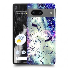 גשם מתכת כיסוי מגן סליקון מעוצב ל Google Pixel 7 סקרין מובייל