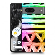 גיאומטריה של ניאון כיסוי מגן סליקון מעוצב ל Google Pixel 7 סקרין מובייל