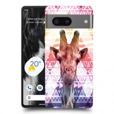 ג'ירפה נחמדה כיסוי מגן סליקון מעוצב ל Google Pixel 7 סקרין מובייל