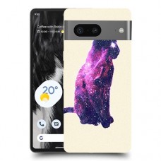 Night Cosmocat כיסוי מגן סליקון מעוצב ל Google Pixel 7 סקרין מובייל