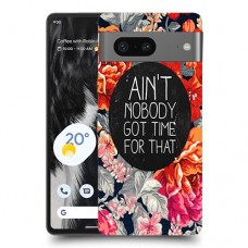 לאף אחד לא הספיק זמן כיסוי מגן סליקון מעוצב ל Google Pixel 7 סקרין מובייל