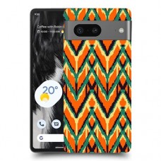 אגומטריה כתומה כיסוי מגן סליקון מעוצב ל Google Pixel 7 סקרין מובייל