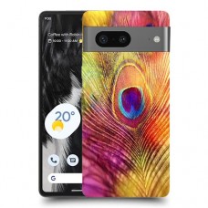 נוצת טווס כיסוי מגן סליקון מעוצב ל Google Pixel 7 סקרין מובייל