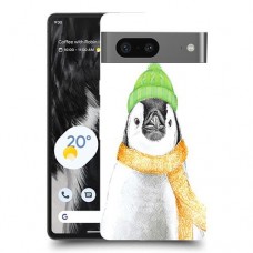 פינגווין בקור כיסוי מגן סליקון מעוצב ל Google Pixel 7 סקרין מובייל