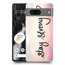 הישאר חזק כיסוי מגן סליקון מעוצב ל Google Pixel 7 סקרין מובייל