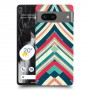 פסים בצבע כיסוי מגן סליקון מעוצב ל Google Pixel 7 סקרין מובייל