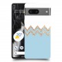 לבן כחול כיסוי מגן סליקון מעוצב ל Google Pixel 7 סקרין מובייל