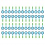 100 PCS מצלמה קדמית (Small) ספוג קצף Slice רפידות עבור iPhone X
