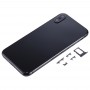 חזרה השיכון כיסוי עם SIM Card מגש ו מפתחות Side עבור iPhone X (שחור)