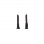 10 PCS טעינה ברגי נמל לאייפון X (שחור)